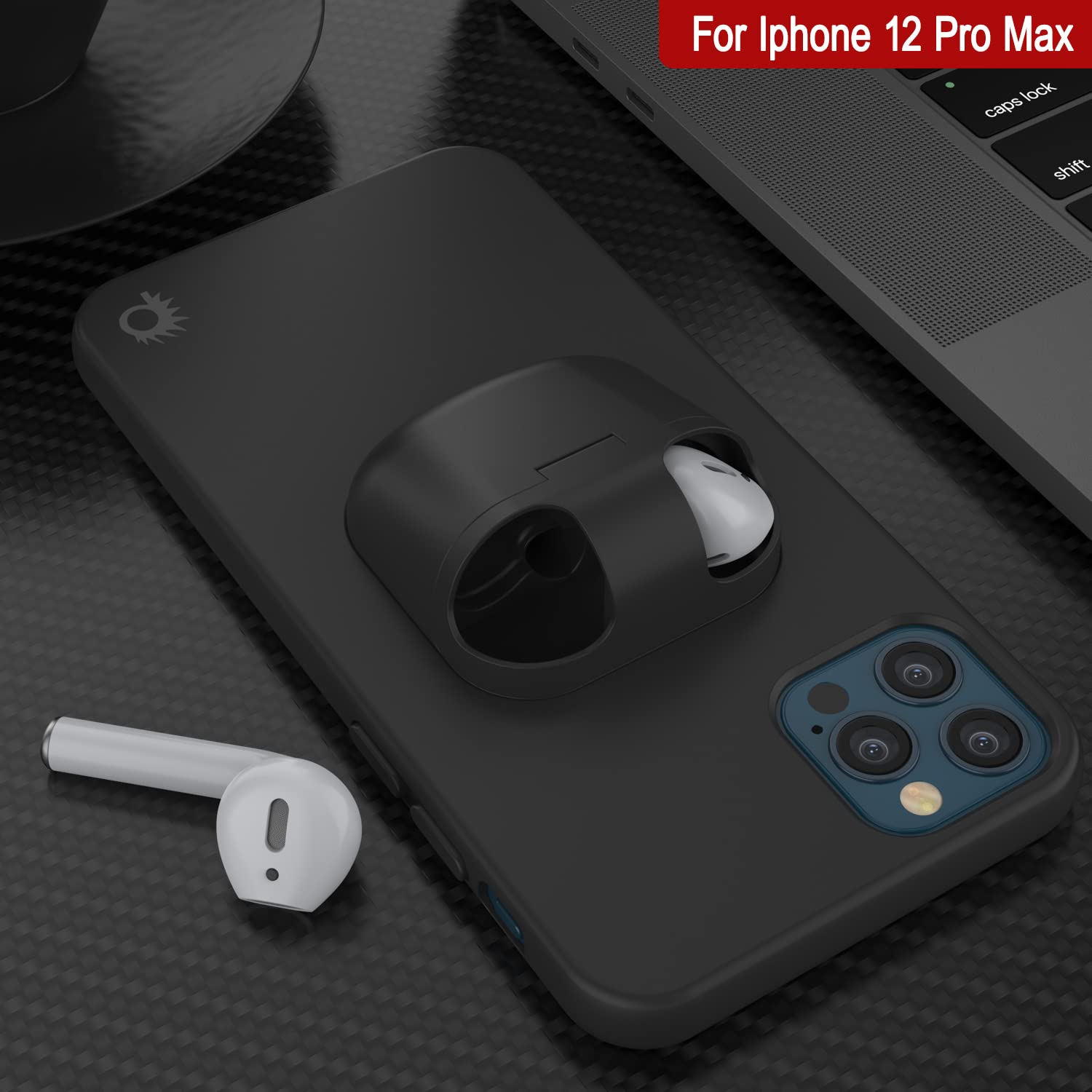 Amazon.com: PunkCase for iPhone 12 Pro Max Airpods Case Holder
